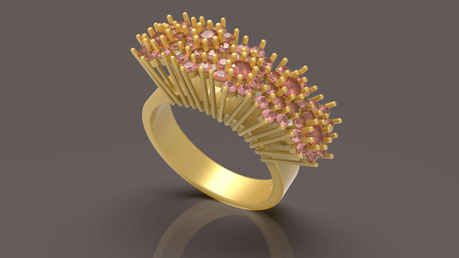 Diamond Ladies Ring - 0018 