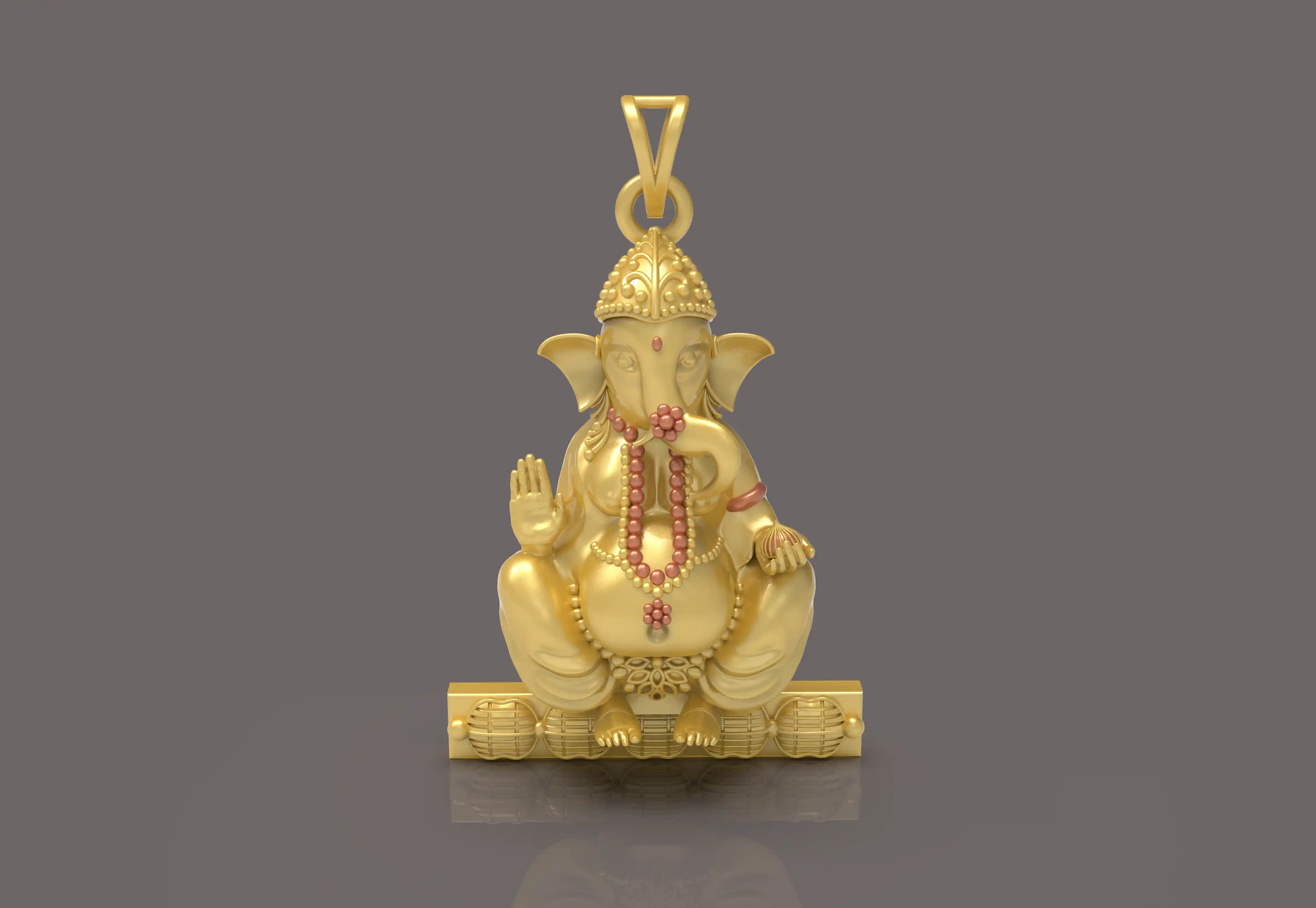 Ganesh Pendant - 0086