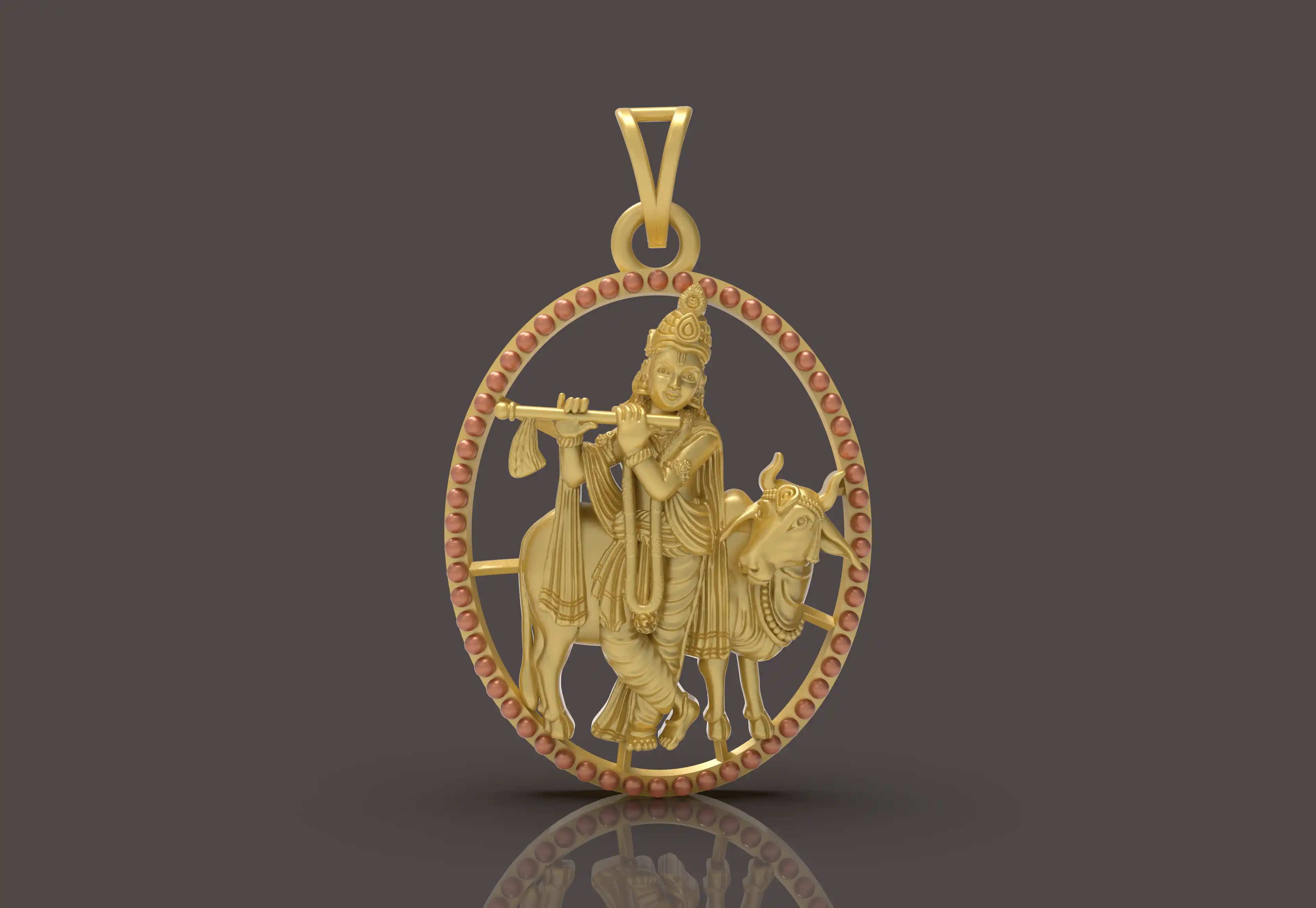 Lord Krishna Pendant - 0091