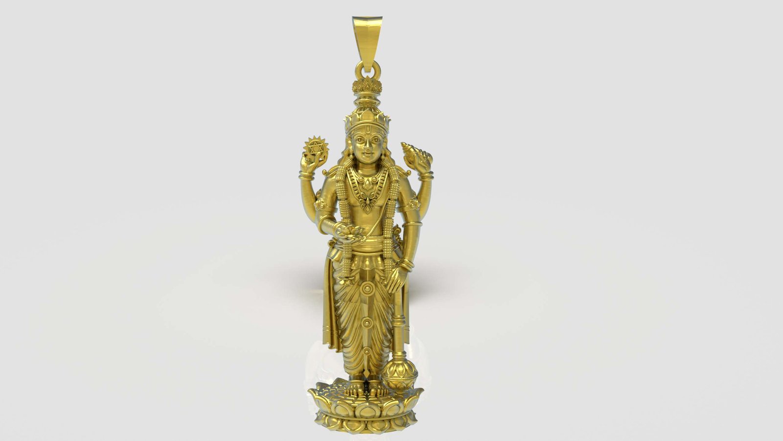 Om Vishnu Pendant - 0017