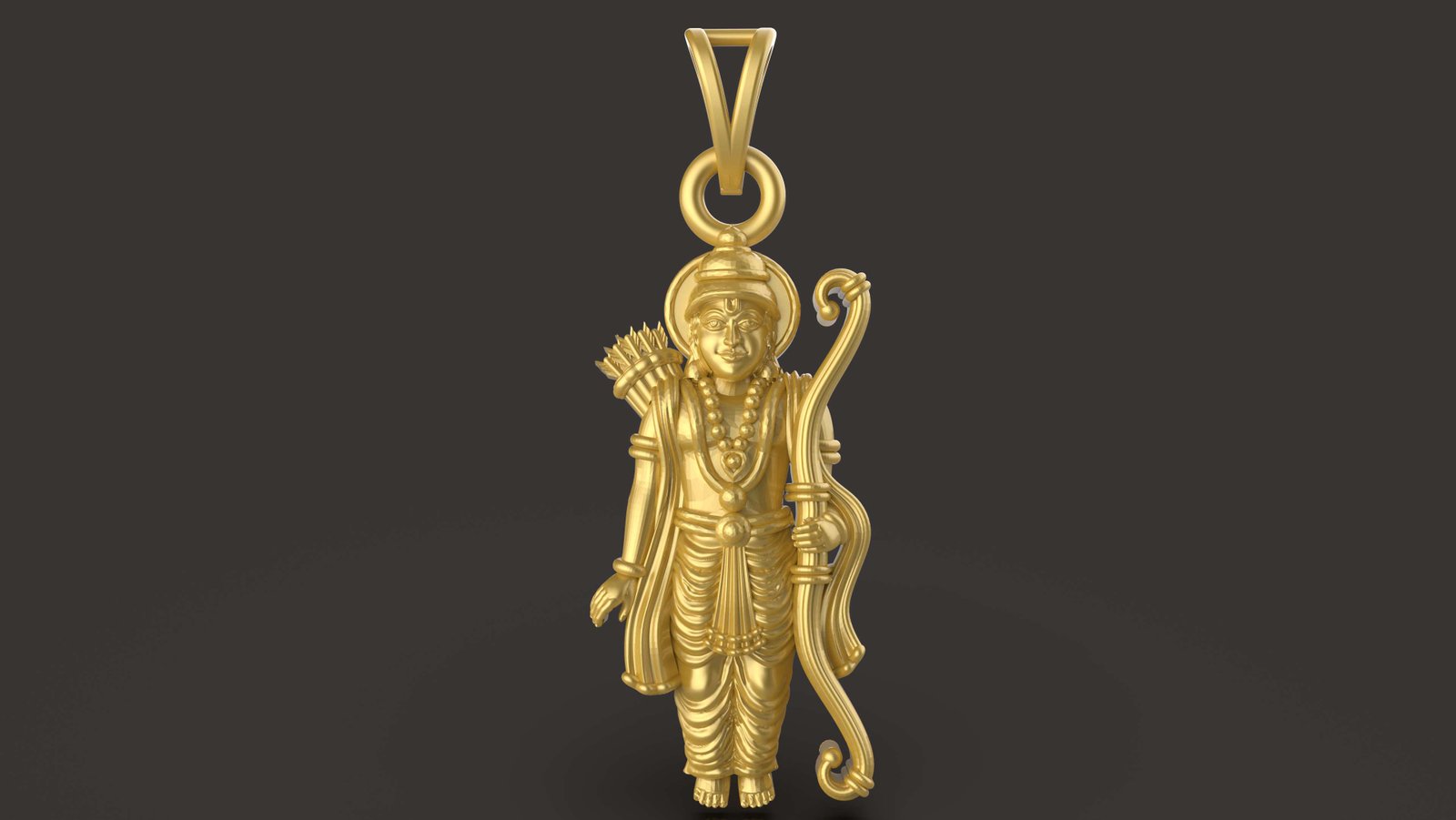 Ram 3D Print Pendant File - 0047