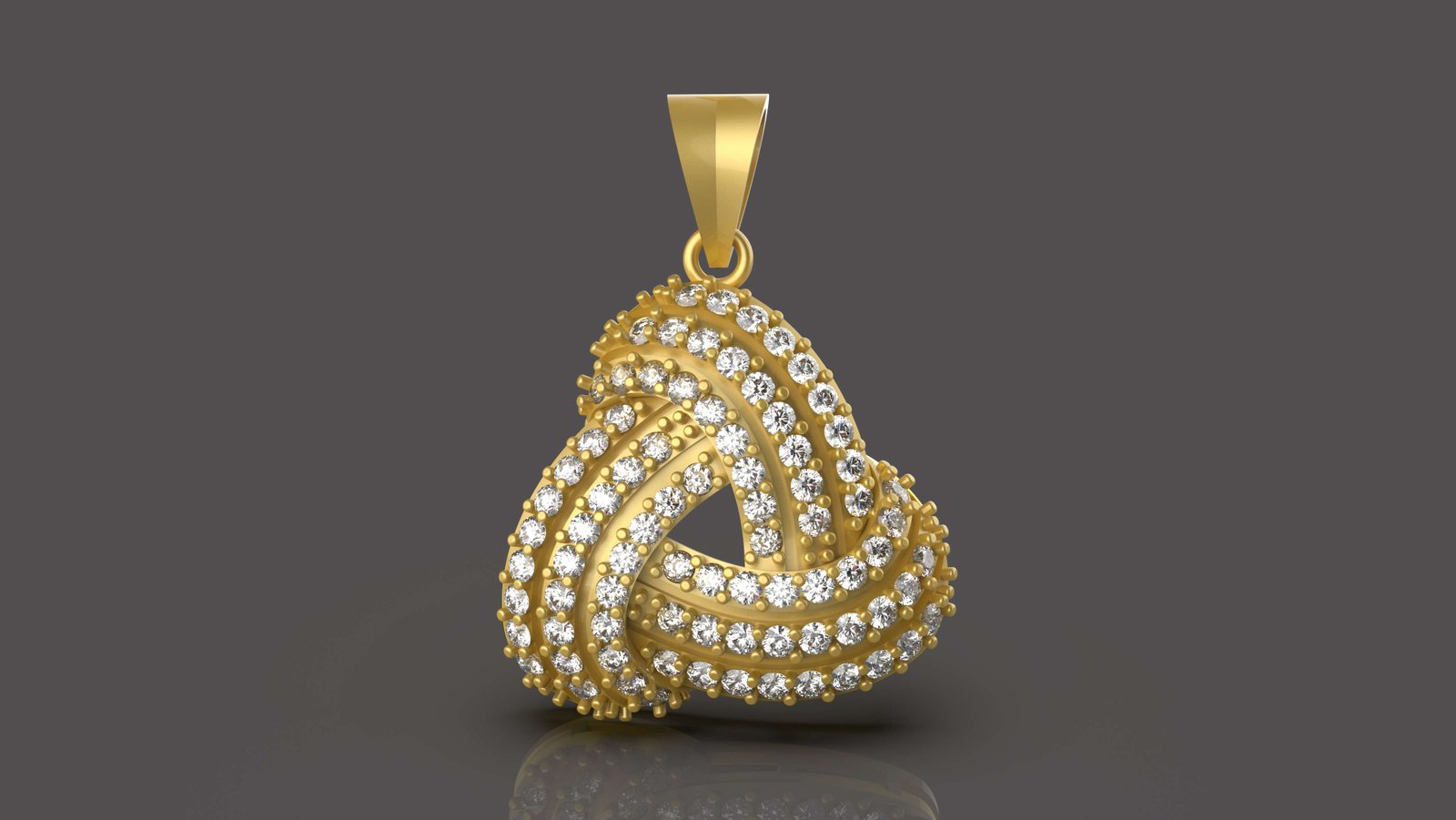 Triangle Pendant 3dm - 0031