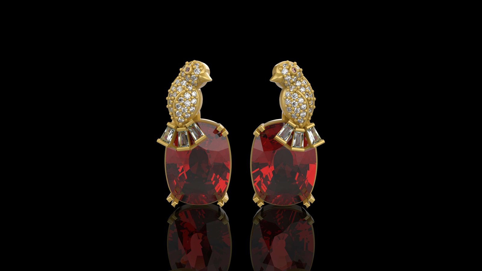 Unique Bird Earring - 03