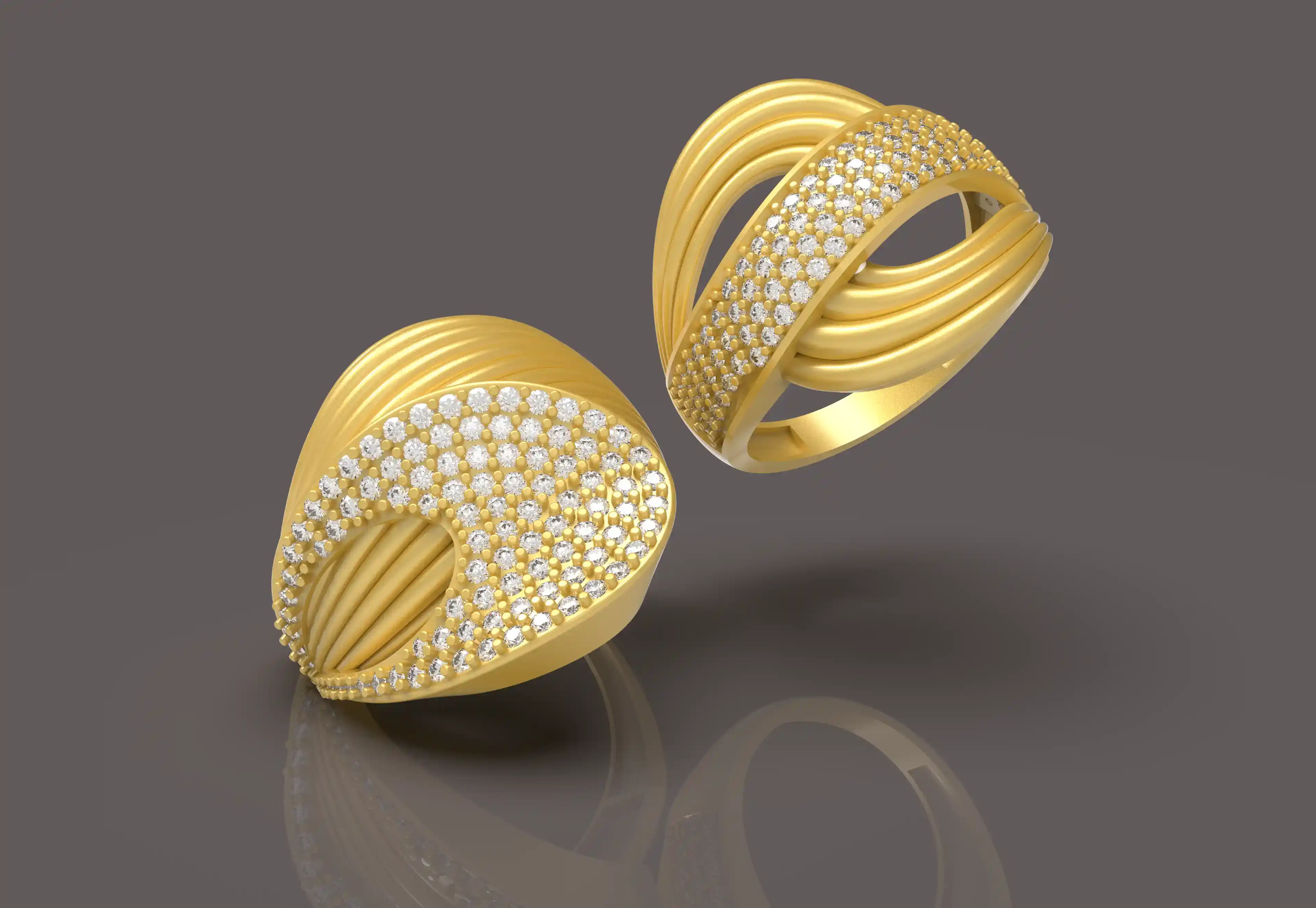 Unique Diamond Ring - 0028 