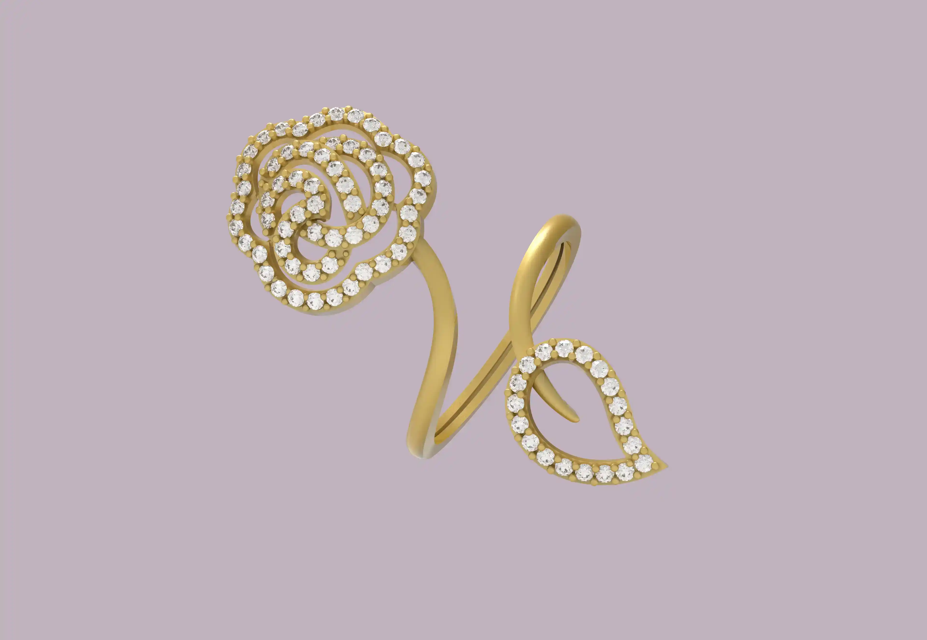 Women Flower Ring - 0031